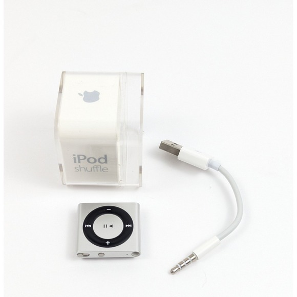 Apple Other - Apple A1373 iPod Shuffle 4th Generation 2GB iPod MP3 Player - Silver TESTED!